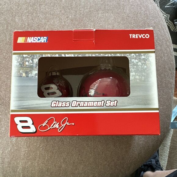 Nascar Dale Earnhardt Jr #8 2 Pack Ornament Set In Package* - Picture 3 of 8